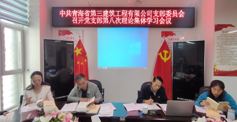 三建公司黨支部召開第八次理論集體學(xué)習(xí)會 ----集團(tuán)黨委委員、紀(jì)委書記講主題教育專題黨課